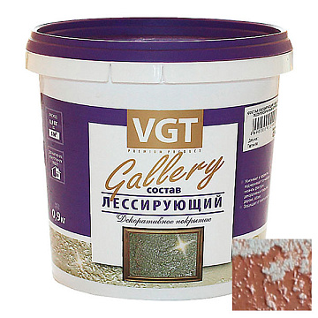 Состав лессирующий Gallery полупрозрачный Бронза 0,9 кг ВГТ