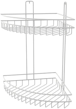 Полка Fora Masto 2-х ярусная FOR-DIM152 w белая