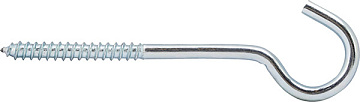 HS-полукольцо 8*80 Стальной оцинкованный крюк (100)