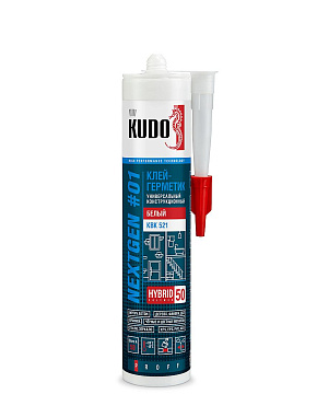 Герметик/клей универ. на основе гибридных полимеров KUDO белый KBK-521 (KUGHP280U-1)