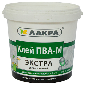 Клей ПВА Экстра универсальный 0,9кг