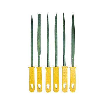 Набор надфилей  6шт. пластик.рукоятка  МАСТЕР  160мм   85315  БИБЕР
