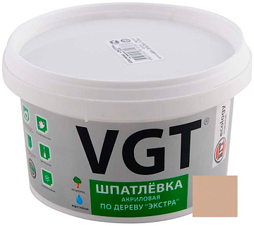 Шпаклевка Экстра береза по дереву 1кг ВГТ