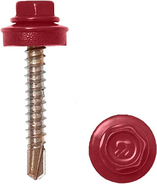 Саморез кров. 3003 5,5х25 красный рубин (уп400) - незаказ