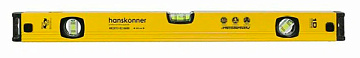 Уровень алюм. 600мм 3колбы Hanskonner HK2015-02-0600