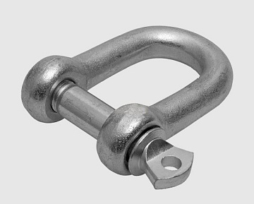 14 Скоба такелажная прямой тип, ЦИНК (10)