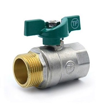 Кран шаровый d15(1/2) В/Н бабочка THERMOFIX серия1000 (1015.05) (12)