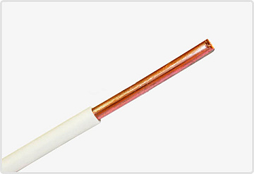 Провод ПВ1*2,5 одножильный монолитный заземляющий(желто-зеленый)