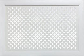 Экран радиатора  Модерн рамка Готика белый 600х1200