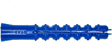 6х50 дюбель с шипами распорный (упаковка 50 шт.)