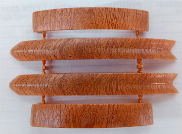 Набор комплектующих для наличника с кабель-каналом 70мм Идеал Кемпас 331 (уп.-25шт.)