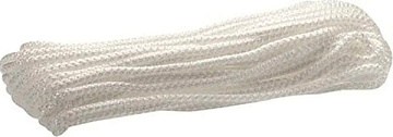 Шнур полипропиленовый ПП d 8мм (20м) белый (с/с, 16пр, р/н 520кгс)