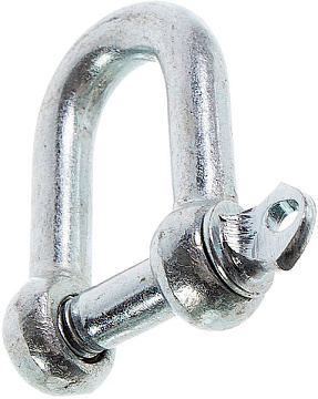 6 Скоба такелажная (прямой тип), ЦИНК (100)