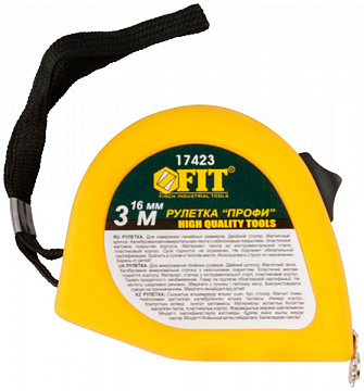 Рулетка FIT профи 3м*16мм 17423