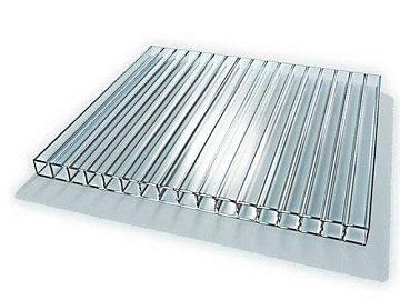 Сотовый Поликарбонат 6мм Прозрачный NOVATTRO 12000*2100