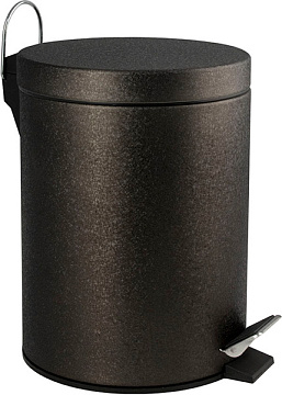 Ведро для мусора круглое 5л нерж., покрытие Слюда, САНАКС (8185)