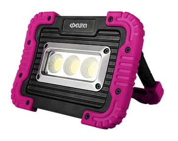 Фонарь ФАZА WL1-L6W-mg (черно-рубин.)