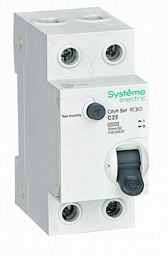 ВА С25А 1P 4.5kA 230В Systeme C9D34625