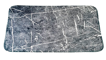 Коврик д/ванн 50*80 MARBLE серебро FOR-HAP-50-80MBВ