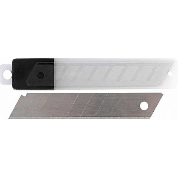 Лезвие 18мм 10шт 0,4мм в футляре 95670112