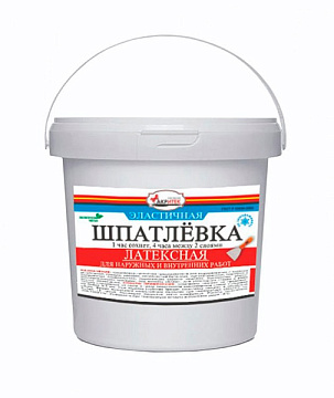 Шпатлевка Латексная 3 кг  АКРИТЕК  (6 шт)