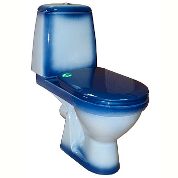 Сиденье для унитаза ROSA ПРЕМЬЕР (СИНИЙ)