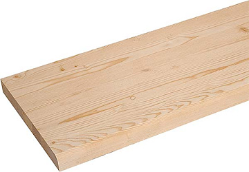 Ступень хвоя 40х300х1200 мм