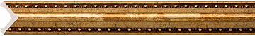 Интерьерный багет 25-552 (25*7) угол Античное золото