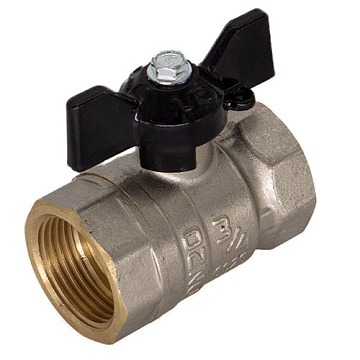 Кран шар. для воды 1" г/г бабочка LD Pride