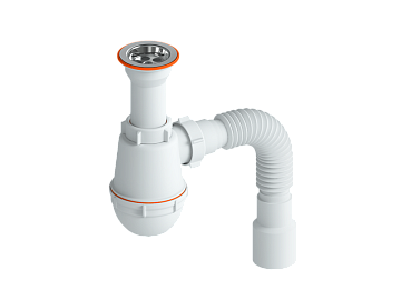 Сифон "РМС" СМ-01 для мойки (литой)