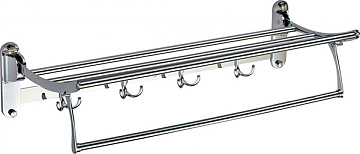 SWENSA Полка д/полотенец нерж.S-009099