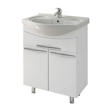 Тумба с Умывальником ГЛЯССЕ-65 (умывальник Байкал-65)