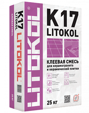 LITOKOL K17 (25кг) клей для нар. и вн. работ