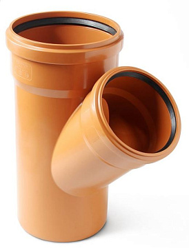 PP Тройник для наружной канализации PRO AQUA TERRA 160x110/45