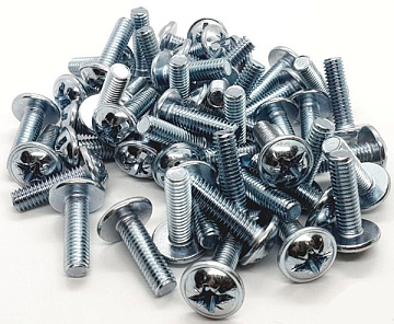 Винт KOMBI мебельн. полусф. шлиц 5х10 DIN967 (400)