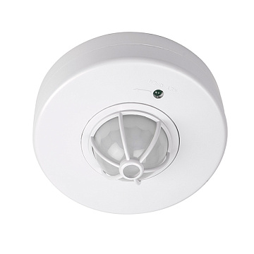 Датчик движения PMS-IR 024 1200Вт 360°  2-6м WH IP20 Jazzway