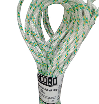 Шнур полипропиленовый ПП d 4мм (10м) крап (с/с, 16пр, р/н 200кгс)