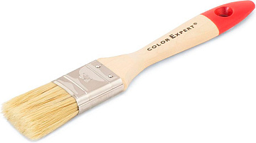 Кисть флейцевая 40мм, толщ 6мм, сешанная светлая щетина 81194002