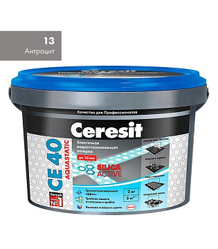 Затирка CERESIT СЕ40 №13 Антрацит 2кг