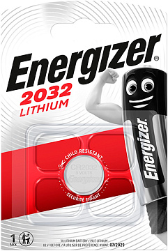 Элемент питания ENERGIZER mini Lithium CR2032 1шт*10