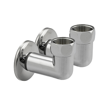 Американка хромированная угловая к полотенцесушителю 1*3/4г/ш САНАКС (138)