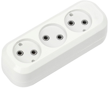 Колодка Smartbuy 3 гнезда б/з 10А/2,2кВт  (SBE-10-3-00-N)