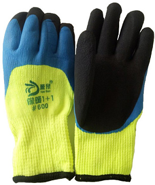 Перчатки акриловые вспененный латекс ПЕР-АКР-600#/360