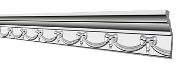 Плинтус потолочный Glanzepol GP-56/38