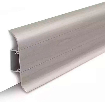 Плинтус напольный Идеал Классик 55 мм Клен  серый 268 2,2м (уп. - 40 шт.)