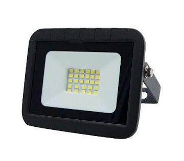 Прожектор с/д LEEK LE FL SMD LED7 20W CW BLACK (80) IP65 холодный белый (ультратонкий)