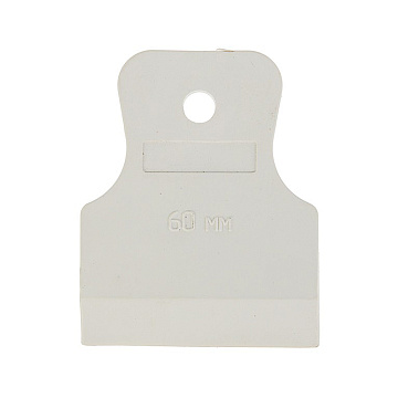 Шпатель резиновый белый 60мм 35266  БИБЕР