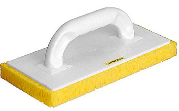 Терка с покрытием поролон, 25мм, 140*280мм 2-08165-25