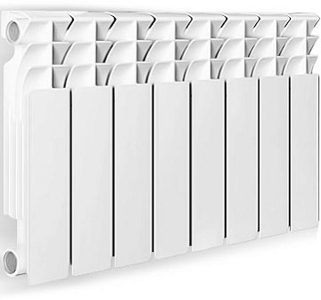 Радиатор биметаллический Оазис 350/80/8, 1 секц