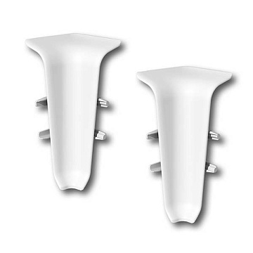 Угол внутренний Деконика 85 мм Белый Матовый 001 (уп. - 25 шт.)